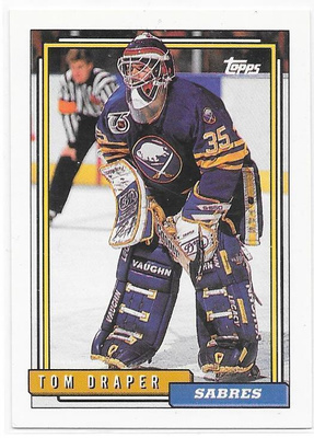 1992-93 Topps #278 Tom Draper Buffalo Sabres MV