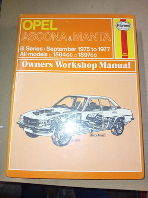 Korjausopas OPEL ASCONA & MANTA 1975-1977