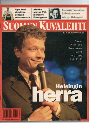 Suomen Kuvalehti n:o 12 1999 Kuka voitti, vaalit 1999. Afrik