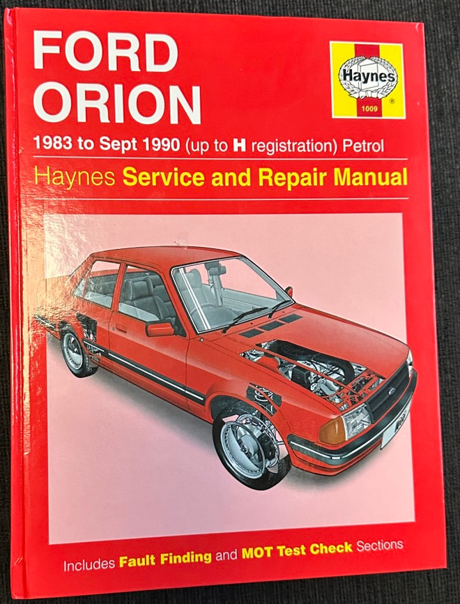 Haynes 1009 Fors Orion 1983 - 1990 korjausopas