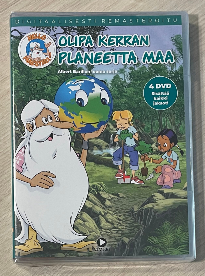 Olipa kerran planeetta Maa (4DVD) alkuperäiset äänet (UUSI)
