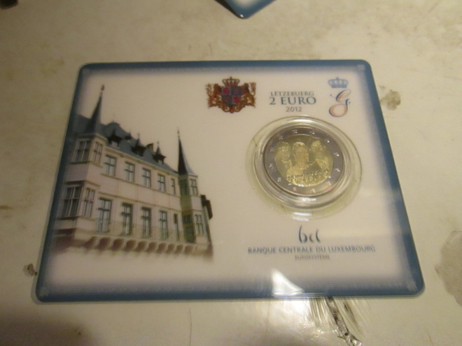 2012 Luxemburg Royal Wedding CoinCard