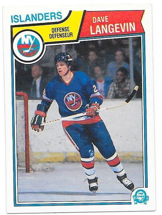 1983-84 OPC #11 Dave Langevin New York Islanders