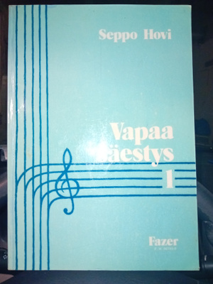 Seppo Hovi : Vapaa säestys ( SIS POSTIKULU  )