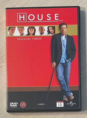 House: Kausi 3 (6DVD) Hugh Laurie