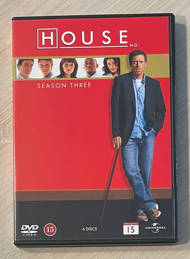 House: Kausi 3 (6DVD) Hugh Laurie
