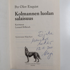 Per Olov Enquist : Kolmannen luolan salaisuus (signeeratt... - pikkukuva 3