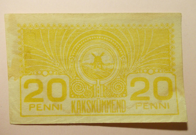 Viro 20 penni 1919