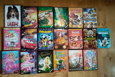 Lasten DVD elokuvia