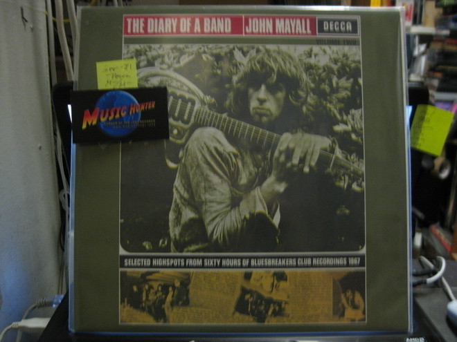 JOHN MAYALL - DIARY OF A BAND, VOL. 2 M-/M- LP