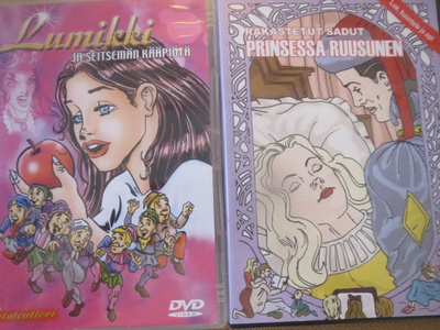 Lumikki DVD + Prinsessa Ruusunen CD