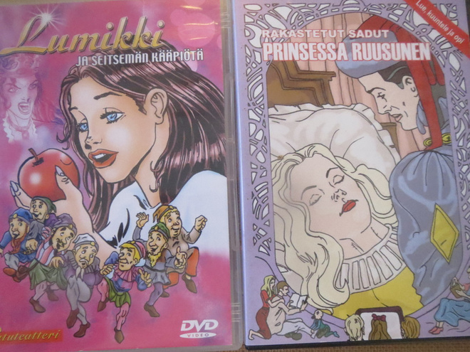 Lumikki DVD + Prinsessa Ruusunen CD