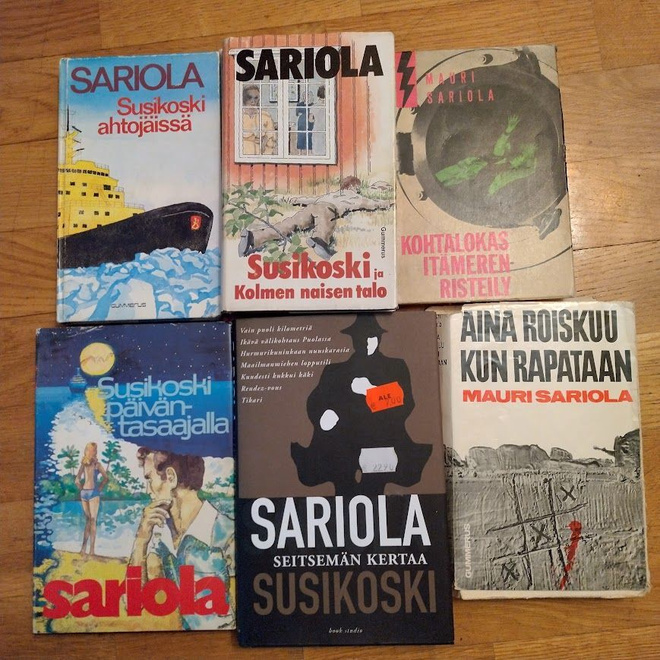 11 kpl Olavi Susikoski/Mauri Sariola kirjaa