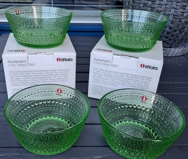 Iittala Kastehelmi jälkiruokakulhot paketti