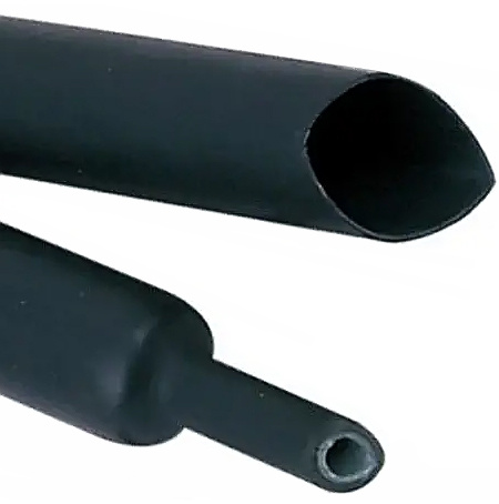 LIIMASUKKA 12mm --> 3mm (4:1) musta 1,2m