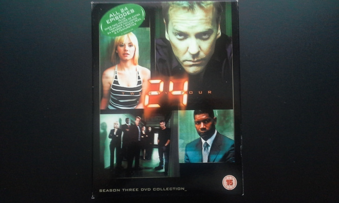DVD: 24 - 3 kausi, 7xDVD (Kiefer Sutherland 2004)