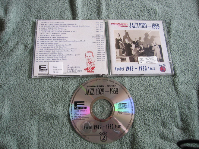 Suomalainen Jazz 1929-1959 osa 2.-V.1945-1950 cd