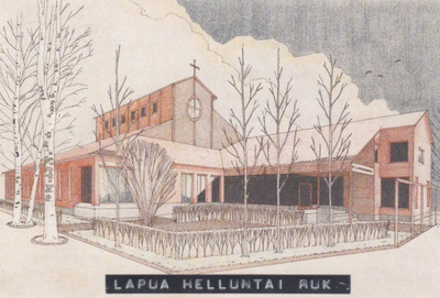 KIRKKOKORTTI - LAPUA - HELLUNTAISEURAKUNNAN RUKOUSHUONE