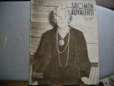 Suomen Kuvalehti Nro 33/1953 (15.3)