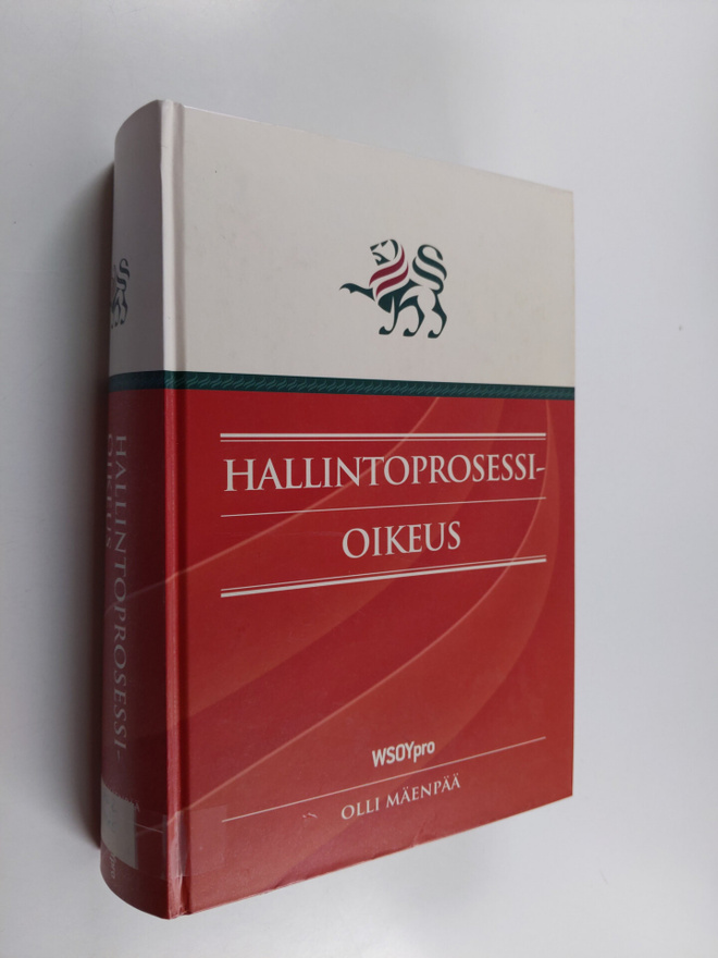 Olli Mäenpää : Hallintoprosessioikeus