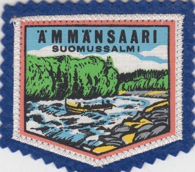 ÄMMÄNSAARI, SUOMUSSALMI ,hihamerkki     p120