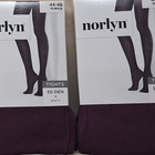 2x Norlyn sukkahousut 50 den koko 46-48  - pikkukuva 1