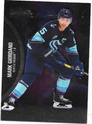 2021-22 Metal Universe #34 Mark Giordano , Seattle Kraken
