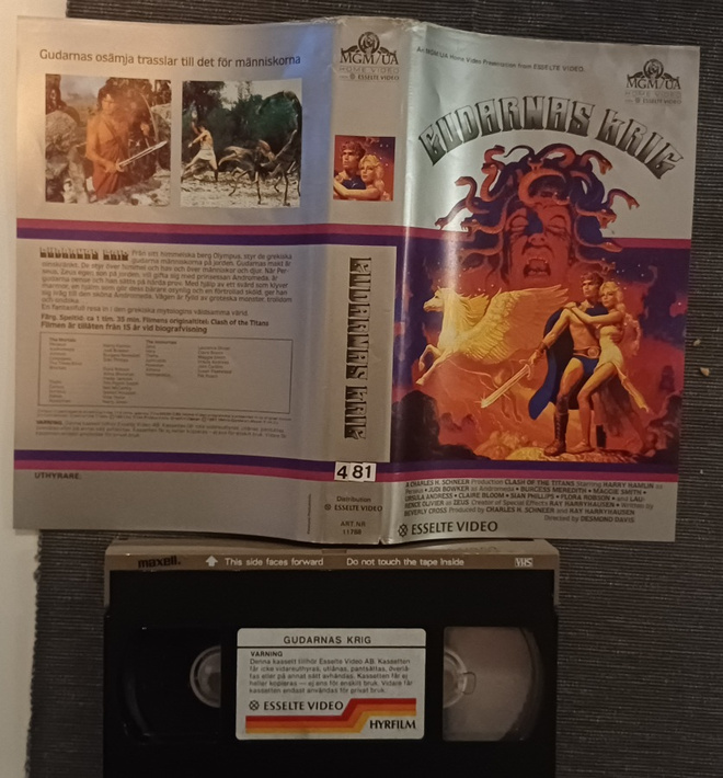 Gudarnas Krig - Jumalten Taistelu (vhs, swe)