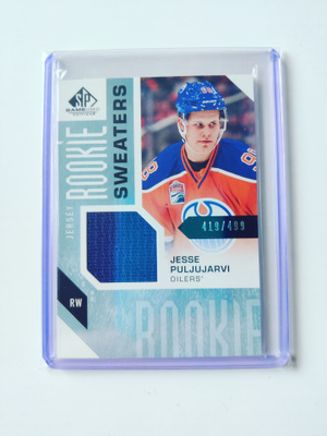 Jesse Puljujärvi 16-17 SP Game-Used Rookie Sweaters /499