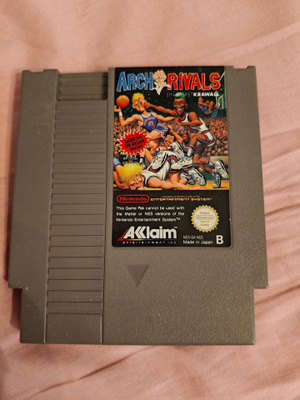 Nes arch rivals peli