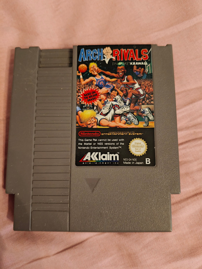 Nes arch rivals peli