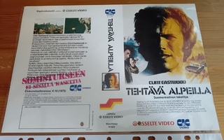 Tehtävä alpeilla vhs fix kansipaperi