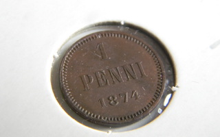 1 penni 1874