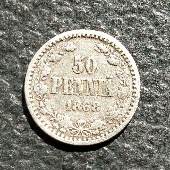 50 penniä 1868