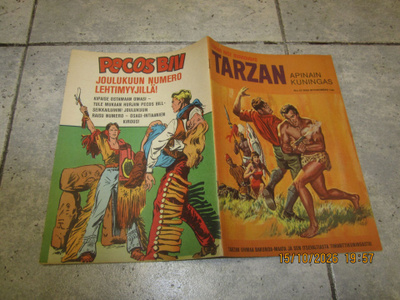 Tarzan Apinain kuningas nro 12/1969 + Pecos Bill -takakansi