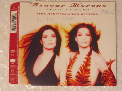 Azucar Moreno • Solo Se Vive Una Vez CD Maxi-Single