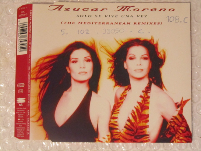 Azucar Moreno • Solo Se Vive Una Vez CD Maxi-Single
