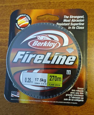 Berkley Fireline 270m 0.25 kuitusiima
