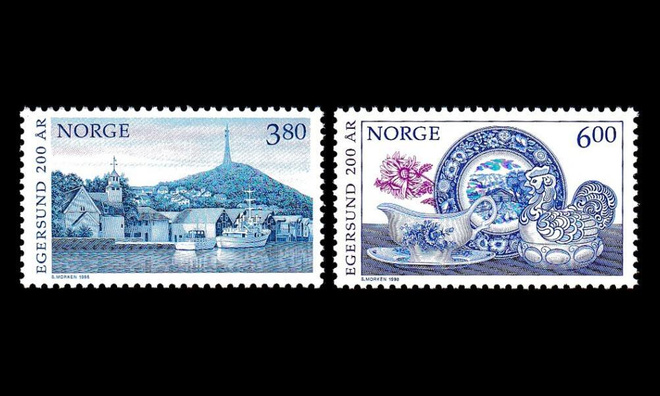 Norja 1278-9 ** Egersund 200v (1998)