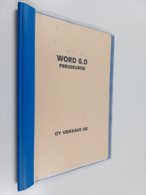 Word 6.0 peruskurssi