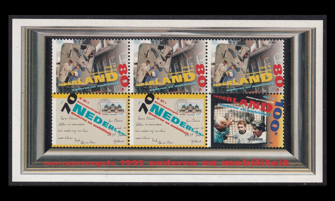 Alankomaat 1540BL43 ** Hyväntekeväisyys vanhustyö (1995)