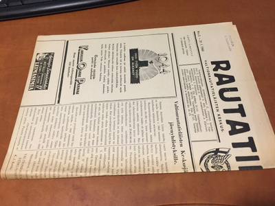 RAUTATIELÄINEN LEHTI 2/1944