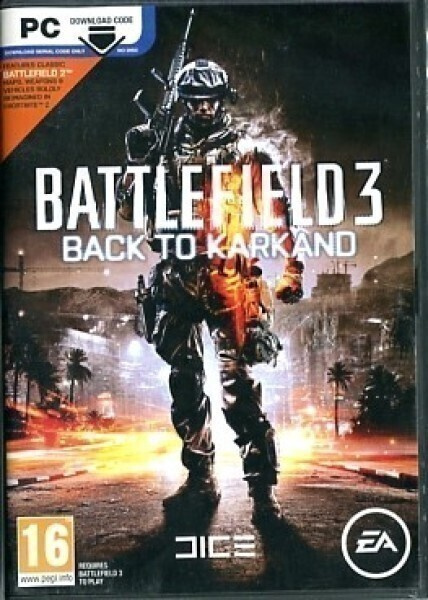 * Battlefield 3 Back To Karkand PC Uusi/Muoveissa