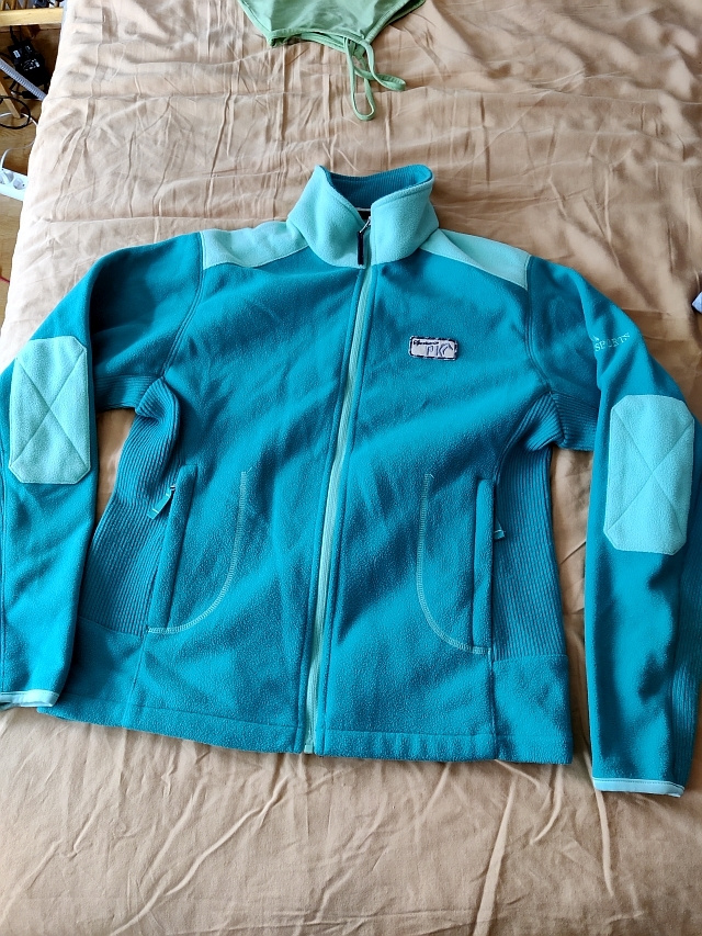 Turkoosi PK Sportswear fleecetakki