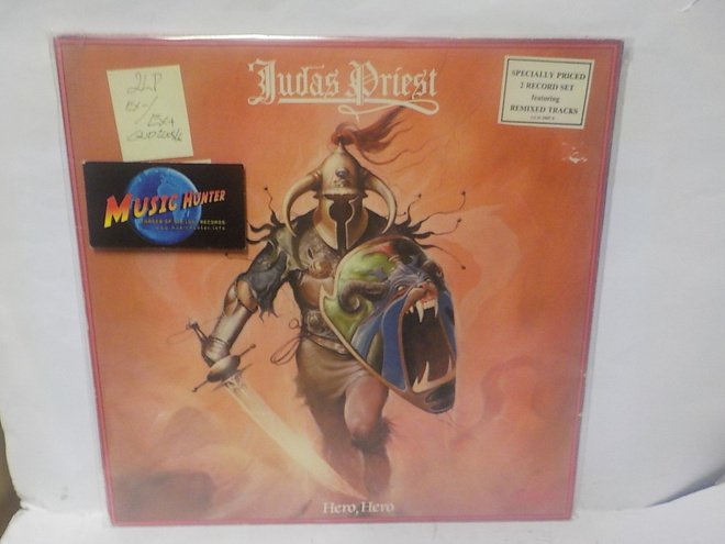 JUDAS PRIEST - HERO, HERO EX-/EX+ RUOTSI 1981 2LP