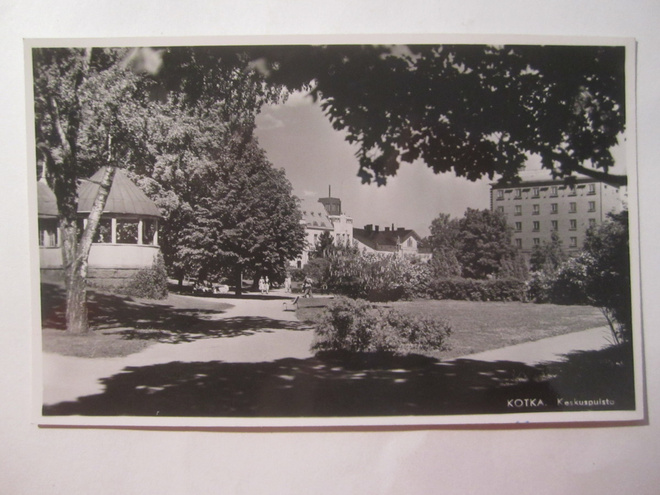 VANHA Postikortti Kotka 1950-l Alkup.Mallikappale
