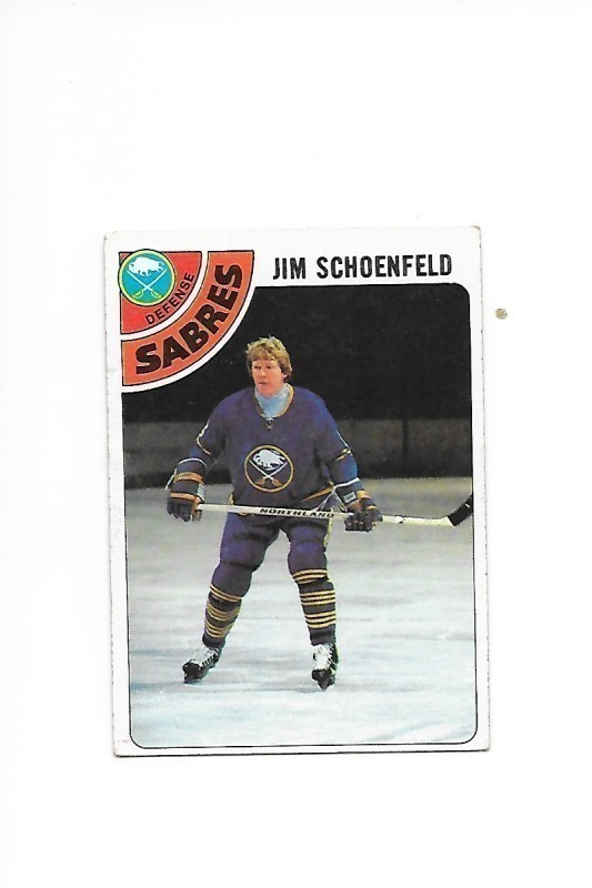 1978-79 Topps #178 Jim Schoenfeld Buffalo Sabres