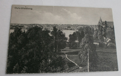 Oulu, näkymä kaupunkiin, vanha mv pk, ei p.