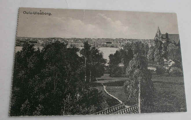 Oulu, näkymä kaupunkiin, vanha mv pk, ei p.