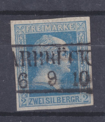 Saksa Reich Preussi 1857 Mi7 Mi 110€
